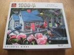 Puzzle d'oiseaux colorés, 1000 pièces, collection d'animaux, Hobby & Loisirs créatifs, Enlèvement ou Envoi, 500 à 1500 pièces