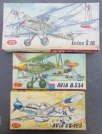 Lot Vintage Avia et Letov Plastikovy 1/72ième, Verzenden, Nieuw, 1:72 tot 1:144, Vliegtuig
