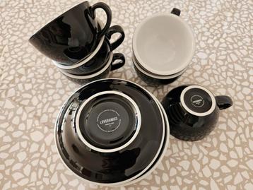 6 Tasses et sous-tasses LOVERAMICS beschikbaar voor biedingen