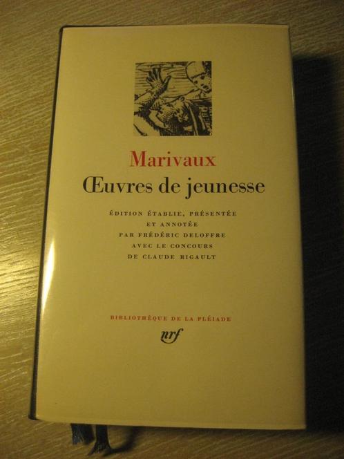 Marivaux Oeuvres de jeunesse, Livres, Littérature, Enlèvement ou Envoi