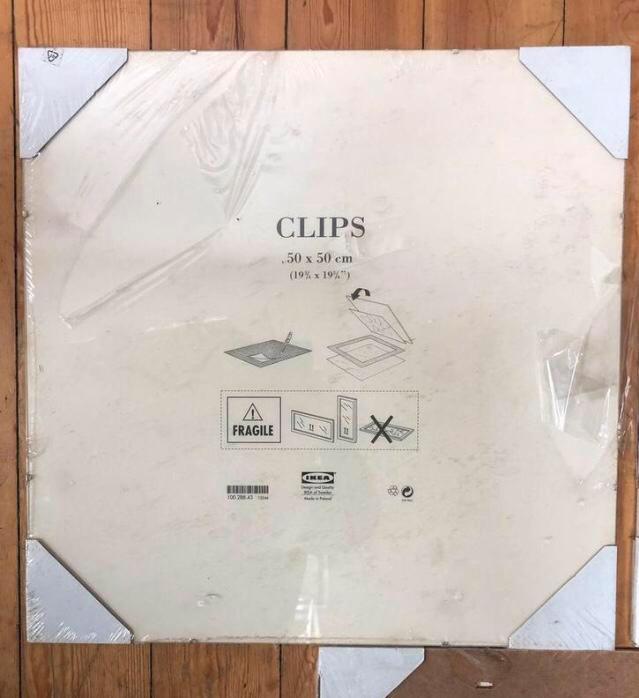 Ikea clips fotokaders 50x50 (6stuks), Huis en Inrichting, Woonaccessoires | Lijsten, Nieuw, Ophalen
