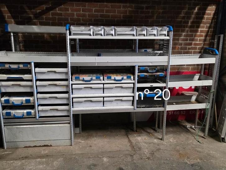 Sortimo verschillende inrichtingrekken, Auto diversen, Overige Auto diversen, Ophalen