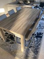 Houten eettafel, Huis en Inrichting, Ophalen, Zo goed als nieuw