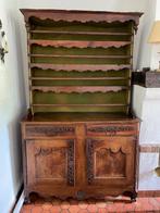 Vaisselier en bois vernis, Antiek en Kunst, Antiek | Meubels | Kasten, Ophalen