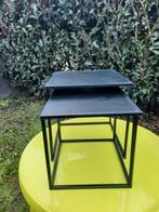 Tafels set van 2 stuks H.31 en H.42 cm, Caravans en Kamperen, Zo goed als nieuw
