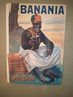 Metalen reclemabord Banania, Verzamelen, Merken en Reclamevoorwerpen, Ophalen of Verzenden, Gebruikt, Reclamebord