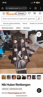 Nik Huber rietbergen, Muziek en Instrumenten, Snaarinstrumenten | Gitaren | Elektrisch, Ophalen, Zo goed als nieuw, Semi-solid body