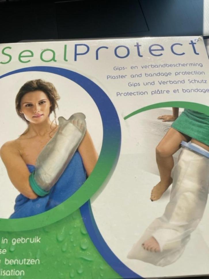Gipsbescherming arm/been ALS NIEUW, SEALPROTECT, Divers, Orthèses, Comme neuf, Enlèvement ou Envoi