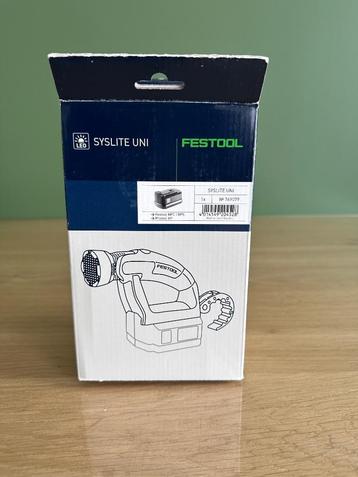 Festool 769079 SYSLITE UNI Acculamp Basic 10,8-18V, Enlèvement ou Envoi, Neuf, Batterie, Festool