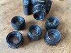 6 stuks Helios lens m42 58mm 2.0, Audio, Tv en Foto, Foto | Lenzen en Objectieven, Ophalen, Standaardlens