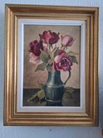 Peinture roses dans vase en étain, Enlèvement