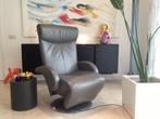 Leolux Helical relaxfauteuil design hoogwaardig electrisch, Huis en Inrichting, Fauteuils, Ophalen, Zo goed als nieuw, Metaal