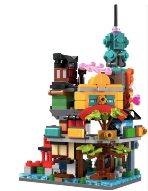 LEGO Micro NINJAGO City Gardens 40705, Kinderen en Baby's, Speelgoed | Duplo en Lego, Zo goed als nieuw, Lego, Complete set, Ophalen of Verzenden
