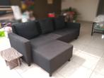 slaapzetel met longchair, Huis en Inrichting, Ophalen, Gebruikt, Driepersoons, 75 tot 100 cm