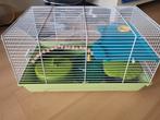 Hamster kooi met 2 huisjes en 2 molens, Dieren en Toebehoren, Ophalen of Verzenden, Zo goed als nieuw, Kooi, Hamster