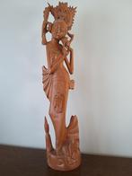 Beeld in hout (China), Antiek en Kunst, Kunst | Beelden en Houtsnijwerken, Ophalen