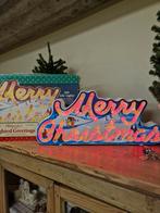 Vintage lichtbord "MERRY CHRISTMAS"", Diversen, Ophalen