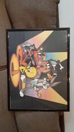 Looney tunes rockband poster kader, Comme neuf, Enlèvement ou Envoi