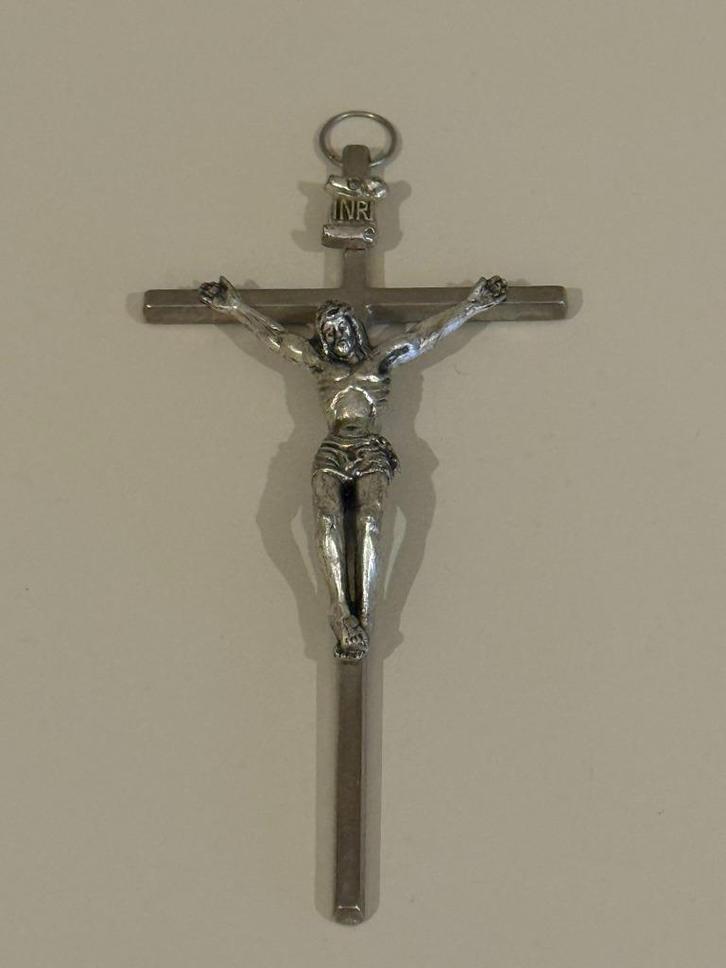 Kruisbeeldje met Jezus, Antiek en Kunst, Curiosa en Brocante, Ophalen