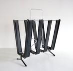 Vintage seventies skai magazine holder - Krantenbak jaren 70, Huis en Inrichting, Woonaccessoires | Krantenbakken en Lectuurbakken