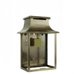 Mooie wandlamp / buitenlamp, vervaardigd uit vol messing, pr, Ophalen of Verzenden