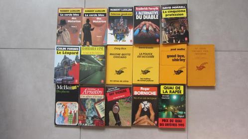 Romans policiers/thrillers: Ludlum, Forsyth, Rendell..., Livres, Romans, Comme neuf, Belgique, Enlèvement ou Envoi