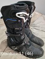 Alpinestars zwarte motorlaarzen, Ophalen