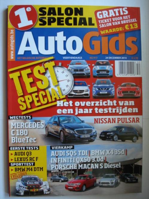 AutoGids 917 Nissan Pulsar Infiniti QX50 Porsche Macan SQ5, Boeken, Auto's | Folders en Tijdschriften, Gelezen, Algemeen, Verzenden