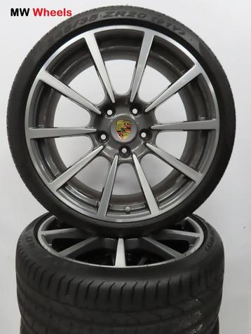 Porsche 911 991 2 S 20 inch MKII  velgen met zomerbanden beschikbaar voor biedingen