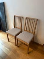 2 IKEA chairs (oak wood), Ophalen, Zo goed als nieuw, Hout, Twee