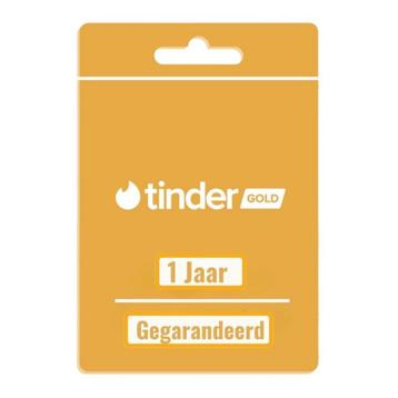 Tinder Gold - 1 jaar wereldwijd  (Gegarandeerd) beschikbaar voor biedingen