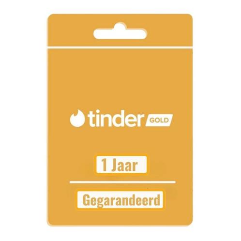 Tinder Gold - 1 jaar wereldwijd  (Gegarandeerd), Computers en Software, Ontwerp- en Bewerkingssoftware, Nieuw, MacOS, Windows