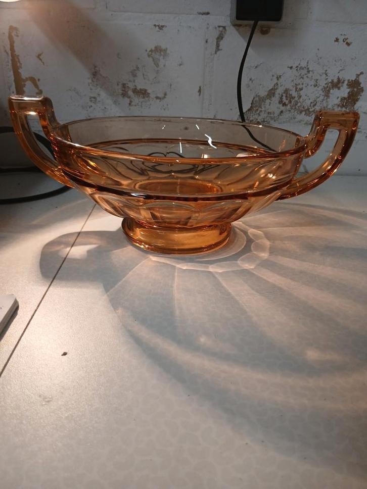 Val saint lambert fruitschaal "Noémie", Antiek en Kunst, Antiek | Glaswerk en Kristal, Ophalen of Verzenden