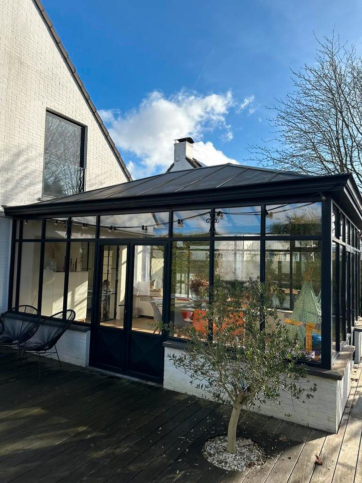 Volledige orangerie, Jardin & Terrasse, Verrières, Utilisé, Véranda, Enlèvement