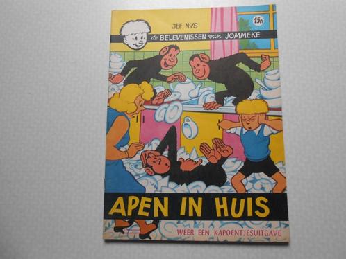 Jommeke 20 Apen in huis 1965 1 ste druk., Boeken, Stripverhalen, Zo goed als nieuw, Eén stripboek, Ophalen of Verzenden