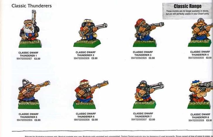Dwergen Thunderers x2, Hobby en Vrije tijd, Wargaming, Nieuw, Warhammer, Figuurtje(s), Ophalen of Verzenden