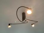 plafondlamp handgemaakt in metaal voor 3 lampen, Maison & Meubles, Lampes | Plafonniers, Enlèvement, Métal