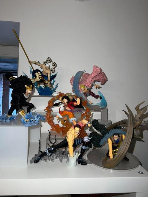 Lot de 6 figurines banpresto one piece duel memories (luffy, Collections, Statues & Figurines, Enlèvement ou Envoi