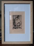 Oude maar mooie ets., Antiek en Kunst, Ophalen of Verzenden