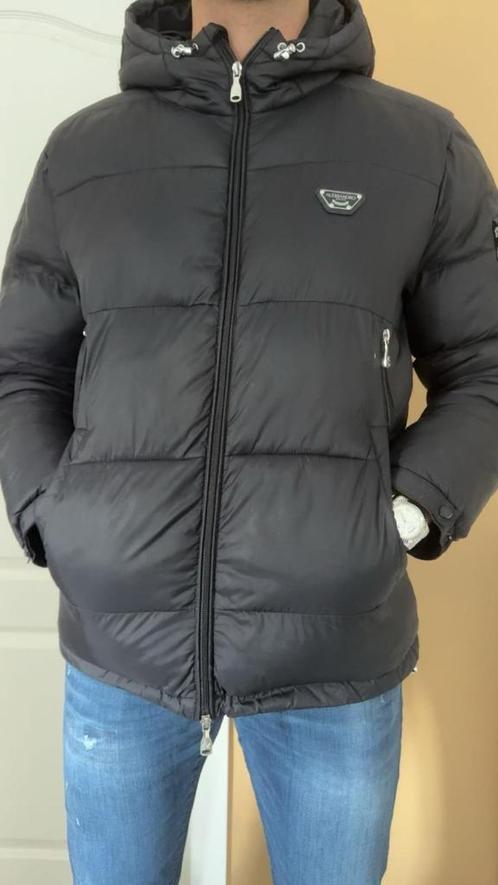 Doudoune Alessandro Zavetti nevori puffer jacket - Jet Black, Kleding | Heren, Jassen | Winter, Gedragen, Maat 52/54 (L), Zwart