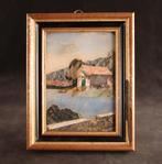 Italiaans landschap van Pietra Dura, Ophalen of Verzenden