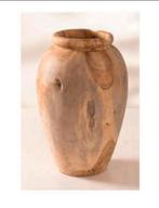 Houten vaas (jayat hout). Nog nooit gebruikt, Huis en Inrichting, Woonaccessoires | Vazen, Ophalen, Overige materialen, Overige kleuren