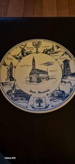 Delfts blauw bord stad HERENTALS, Ophalen