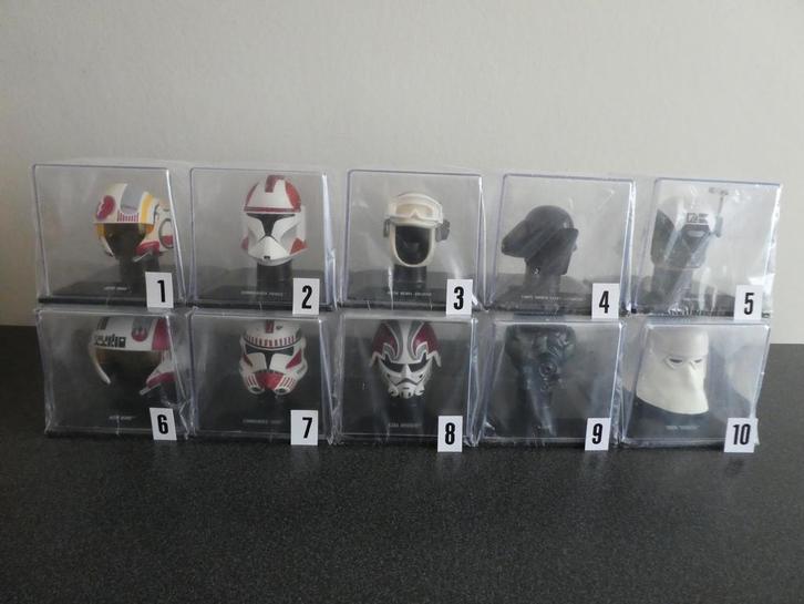 Star Wars Replica Helmen Deagostni Set Van 42 Stuks, Verzamelen, Star Wars, Nieuw, Overige typen, Ophalen of Verzenden