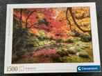 Puzzel Clementoni 1500 stuks Herfstpark 84,3 cm x 59,2 cm, Hobby en Vrije tijd, Denksport en Puzzels, Ophalen, Zo goed als nieuw