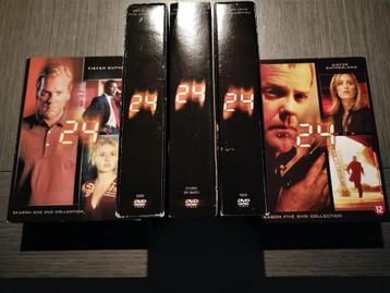 DVD 24H Chrono Saisons 1-2-3-4-5, CD & DVD, Enlèvement, Utilisé, Thriller, Coffret