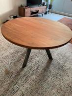 Eiken ronde tafel, Huis en Inrichting, Ophalen, Zo goed als nieuw