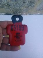 Ancienne plaque de vélo 1923, Enlèvement ou Envoi, Utilisé