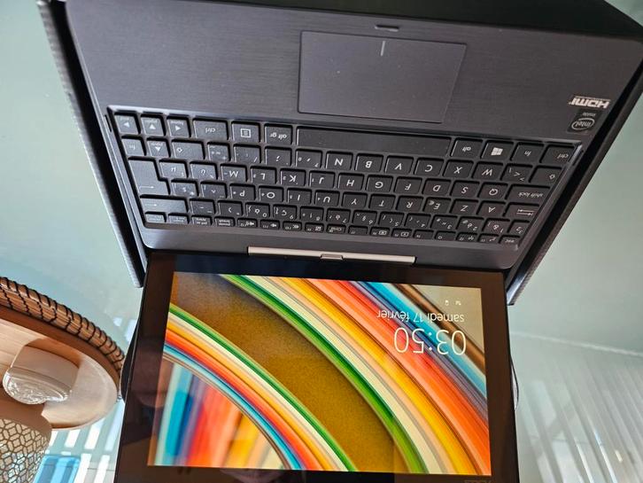 ASUS Transformer Book T100TA – Tablette PC hybride, Computers en Software, Chromebooks, Zo goed als nieuw, Azerty, Touchscreen