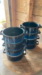 Cozy en trendy blauw ovenschaaltje 8 stuks, Ophalen, Zo goed als nieuw